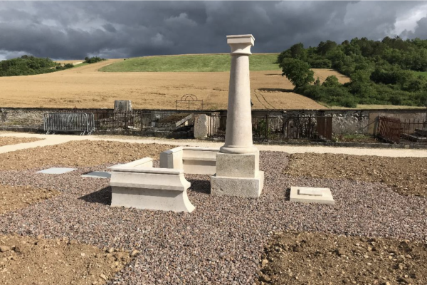 Photo de l'espace cinéraire du cimetière de Vermenton