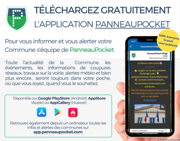 panneau pocket